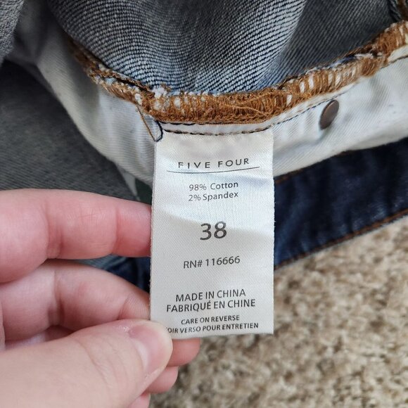 Five Four Straight Leg Medium Wash Blue Jeans - Picture 4 of 7